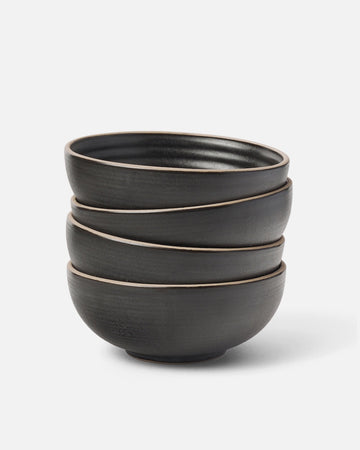 Anaya Charcoal Cereal Bowl Set of 4