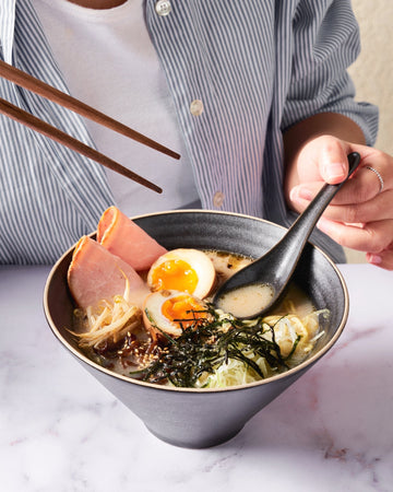 Anaya Charcoal Noodle Bowl Set of 4